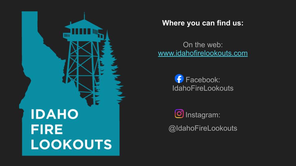 Fire Lookouts of Idaho – 1
