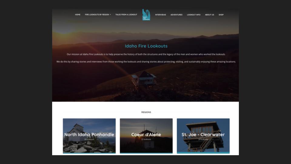 Fire Lookouts of Idaho – 3